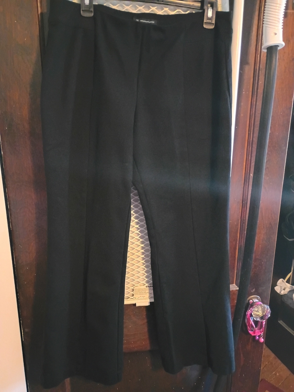 INC International Concepts Black Dress Trousers - Flared Leg